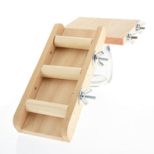 Hamster Parrot Toys slide ladder stairs or springboard bird toys pets  wooden toys in Cage G01537