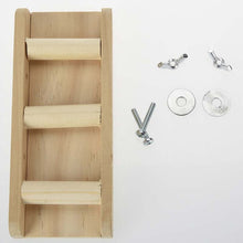 Hamster Parrot Toys slide ladder stairs or springboard bird toys pets  wooden toys in Cage G01537