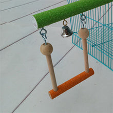 Multifunctional Bird Toy Parrot Swing Stand Claws Honing Boredom Relieving Puzzle Swing Stand for Biting and Climbing