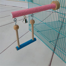 Multifunctional Bird Toy Parrot Swing Stand Claws Honing Boredom Relieving Puzzle Swing Stand for Biting and Climbing