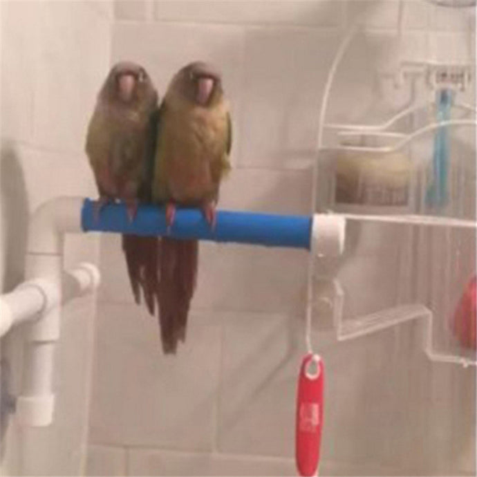 Parrot Toy Standing Platform Rack Parrot Standing Bath Shower Perch Parakeet Bird Toy Parrot Toys Large Bird Cages For Parrots