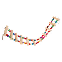 4 Styles Birds Toys Large Parrot Toys Drawbridge Bridge Wooden Singing Cockatiel Pet Toy Accessories