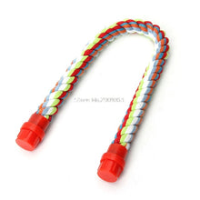 Pet Bird Parrot Rope Cockatiel Parakeet Conure Cage Standing Perch Chew Peck Toy H06